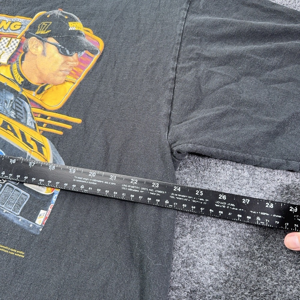 Vintage NASCAR Shirt Mens 2XL Black Y2K Matt Kenseth DEWALT Racing Tee - Picture 8 of 8